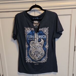 *DONATED* Hard Rock Blue Graphic T-Shirt